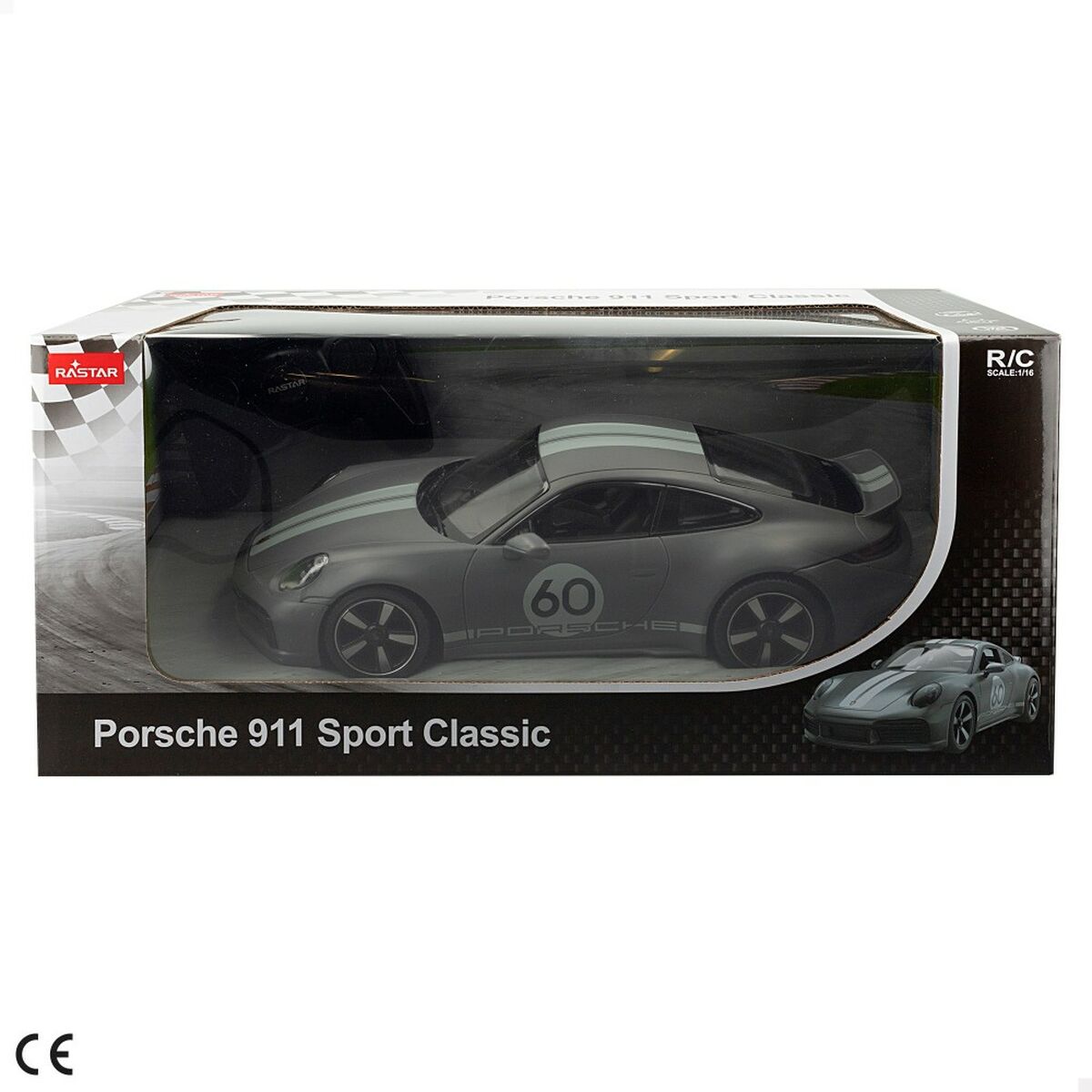 Kauko-ohjattava auto Porsche 911 1:16 (2 osaa)